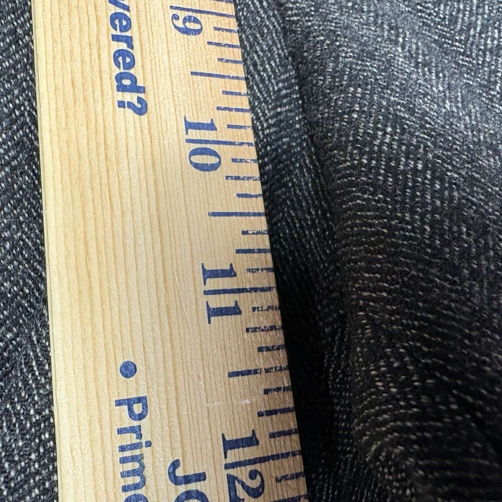 Lauren Ralph Lauren Size 14 Wool Herringbone Dress Pants Gray Black Lined - Picture 9 of 10
